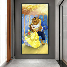 Load image into Gallery viewer, Diamond Painting - Full Round - beauty and the beast (40*70CM)
