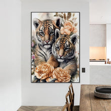 Load image into Gallery viewer, Diamond Painting - Full Round - Little Tiger (50*70CM)
