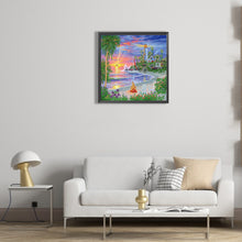 Load image into Gallery viewer, Diamond Painting - Partial Special Shaped - seaside lighthouse (30*30CM)
