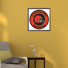 Load image into Gallery viewer, Diamond Painting - Full Round - NFL Cleveland Browns (30*30CM)
