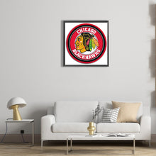 Load image into Gallery viewer, Diamond Painting - Full Round - NFL Fan Brand Chicago Blackhawks (30*30CM)
