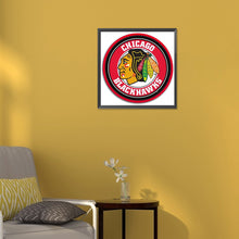 Load image into Gallery viewer, Diamond Painting - Full Round - NFL Fan Brand Chicago Blackhawks (30*30CM)
