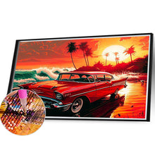 Load image into Gallery viewer, Diamond Painting - Full Round - seaside sports car (40*30CM)
