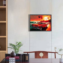 Load image into Gallery viewer, Diamond Painting - Full Round - seaside sports car (40*30CM)

