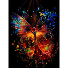 Load image into Gallery viewer, Diamond Painting - Full Round - Luminous Butterfly (30*40CM)
