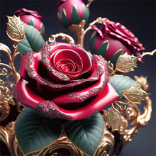 Load image into Gallery viewer, Diamond Painting - Full Round - metal rose (30*30CM)
