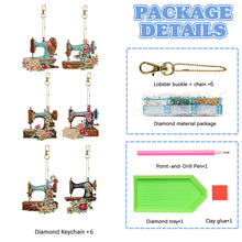 Load image into Gallery viewer, DIY Diamond Ornament Decoration Special Shaped 6pcs Sewing Machine Gift for Kids
