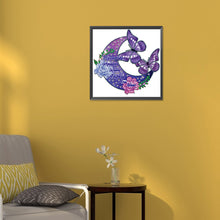 Load image into Gallery viewer, Diamond Painting - Partial Special Shaped - crescent sunflower (30*30CM)
