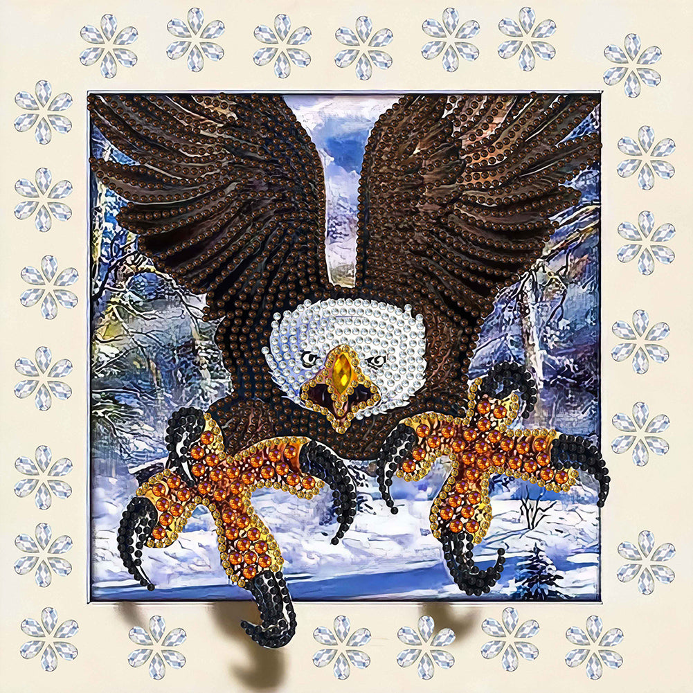 Diamond Painting - Partial Special Shaped - 3D stereo eagle (30*30CM)