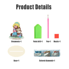 Load image into Gallery viewer, Crystal Diamond Ornament Paint by Number Point Drilling Ornament Home Decoration
