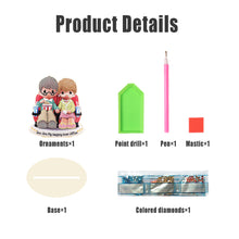Load image into Gallery viewer, Crystal Diamond Ornament Paint by Number Point Drilling Ornament Home Decoration
