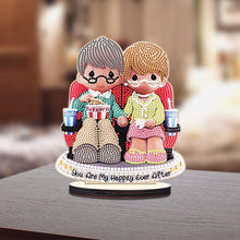 Load image into Gallery viewer, Crystal Diamond Ornament Paint by Number Point Drilling Ornament Home Decoration
