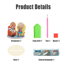 Load image into Gallery viewer, Crystal Diamond Ornament Paint by Number Point Drilling Ornament Home Decoration
