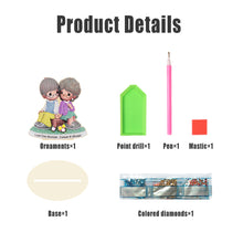 Load image into Gallery viewer, Crystal Diamond Ornament Paint by Number Point Drilling Ornament Home Decoration
