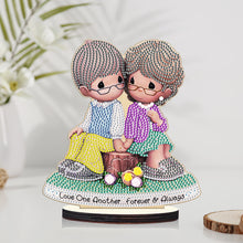 Load image into Gallery viewer, Crystal Diamond Ornament Paint by Number Point Drilling Ornament Home Decoration
