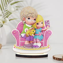 Load image into Gallery viewer, Crystal Diamond Ornament Paint by Number Point Drilling Ornament Home Decoration
