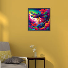 Load image into Gallery viewer, Diamond Painting - Full Round - dragonfly (30*30CM)
