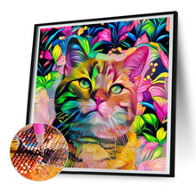 Load image into Gallery viewer, Diamond Painting - Full Round - cat (30*30CM)

