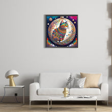 Load image into Gallery viewer, Diamond Painting - Full Round - christmas cat (30*30CM)
