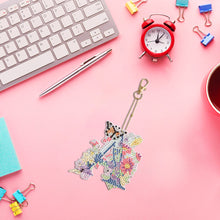 Load image into Gallery viewer, DIY Diamond Art Key Rings Special Shaped Keychain Supplies Lettter Gift for Kids
