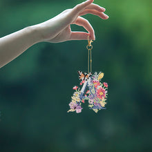 Load image into Gallery viewer, DIY Diamond Art Key Rings Special Shaped Keychain Supplies Lettter Gift for Kids
