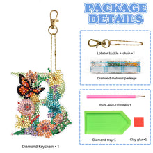 Load image into Gallery viewer, DIY Diamond Art Key Rings Special Shaped Keychain Supplies Lettter Gift for Kids
