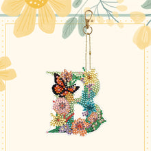 Load image into Gallery viewer, DIY Diamond Art Key Rings Special Shaped Keychain Supplies Lettter Gift for Kids

