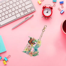 Load image into Gallery viewer, DIY Diamond Art Key Rings Special Shaped Keychain Supplies Lettter Gift for Kids
