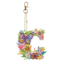 Load image into Gallery viewer, DIY Diamond Art Key Rings Special Shaped Keychain Supplies Lettter Gift for Kids

