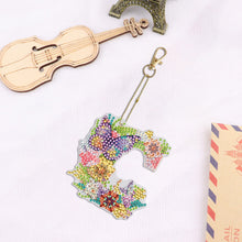 Load image into Gallery viewer, DIY Diamond Art Key Rings Special Shaped Keychain Supplies Lettter Gift for Kids
