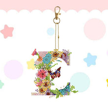 Load image into Gallery viewer, DIY Diamond Art Key Rings Special Shaped Keychain Supplies Lettter Gift for Kids
