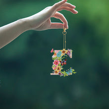Load image into Gallery viewer, DIY Diamond Art Key Rings Special Shaped Keychain Supplies Lettter Gift for Kids
