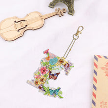 Load image into Gallery viewer, DIY Diamond Art Key Rings Special Shaped Keychain Supplies Lettter Gift for Kids
