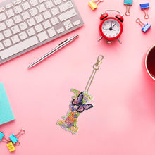 Load image into Gallery viewer, DIY Diamond Art Key Rings Special Shaped Keychain Supplies Lettter Gift for Kids
