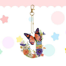 Load image into Gallery viewer, DIY Diamond Art Key Rings Special Shaped Keychain Supplies Lettter Gift for Kids
