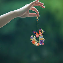 Load image into Gallery viewer, DIY Diamond Art Key Rings Special Shaped Keychain Supplies Lettter Gift for Kids
