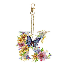 Load image into Gallery viewer, DIY Diamond Art Key Rings Special Shaped Keychain Supplies Lettter Gift for Kids
