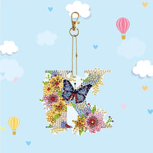 Load image into Gallery viewer, DIY Diamond Art Key Rings Special Shaped Keychain Supplies Lettter Gift for Kids
