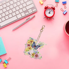Load image into Gallery viewer, DIY Diamond Art Key Rings Special Shaped Keychain Supplies Lettter Gift for Kids
