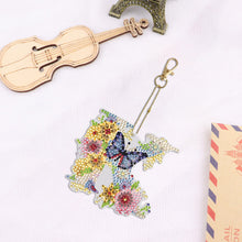Load image into Gallery viewer, DIY Diamond Art Key Rings Special Shaped Keychain Supplies Lettter Gift for Kids
