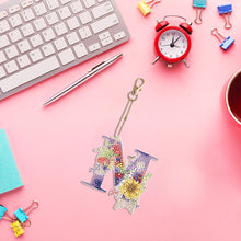 Load image into Gallery viewer, DIY Diamond Art Key Rings Special Shaped Keychain Supplies Lettter Gift for Kids
