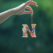 Load image into Gallery viewer, DIY Diamond Art Key Rings Special Shaped Keychain Supplies Lettter Gift for Kids
