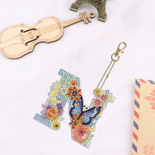 Load image into Gallery viewer, DIY Diamond Art Key Rings Special Shaped Keychain Supplies Lettter Gift for Kids
