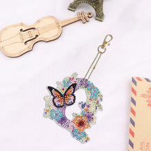 Load image into Gallery viewer, DIY Diamond Art Key Rings Special Shaped Keychain Supplies Lettter Gift for Kids
