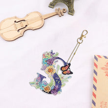 Load image into Gallery viewer, DIY Diamond Art Key Rings Special Shaped Keychain Supplies Lettter Gift for Kids
