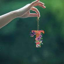 Load image into Gallery viewer, DIY Diamond Art Key Rings Special Shaped Keychain Supplies Lettter Gift for Kids
