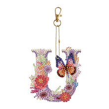 Load image into Gallery viewer, DIY Diamond Art Key Rings Special Shaped Keychain Supplies Lettter Gift for Kids
