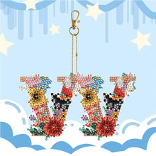 Load image into Gallery viewer, DIY Diamond Art Key Rings Special Shaped Keychain Supplies Lettter Gift for Kids
