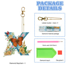 Load image into Gallery viewer, DIY Diamond Art Key Rings Special Shaped Keychain Supplies Lettter Gift for Kids
