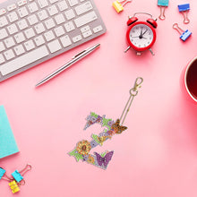 Load image into Gallery viewer, DIY Diamond Art Key Rings Special Shaped Keychain Supplies Lettter Gift for Kids
